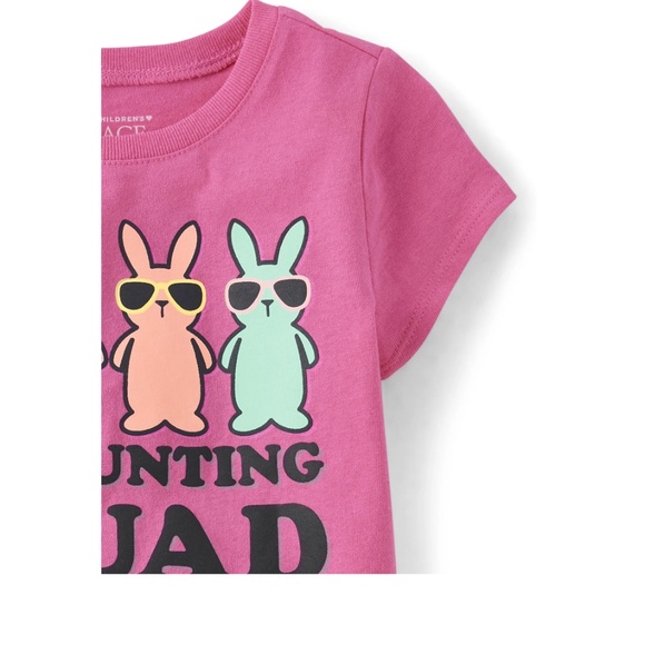 The Children’s Place Toddler Girls Rose Short Sleeve Graphic Tee Size 5T - Picture 3 of 3